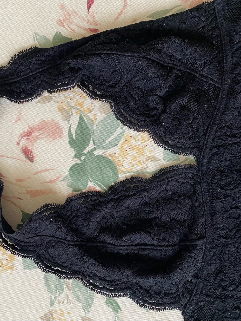 Urban Outfitters Black Lace Bralette